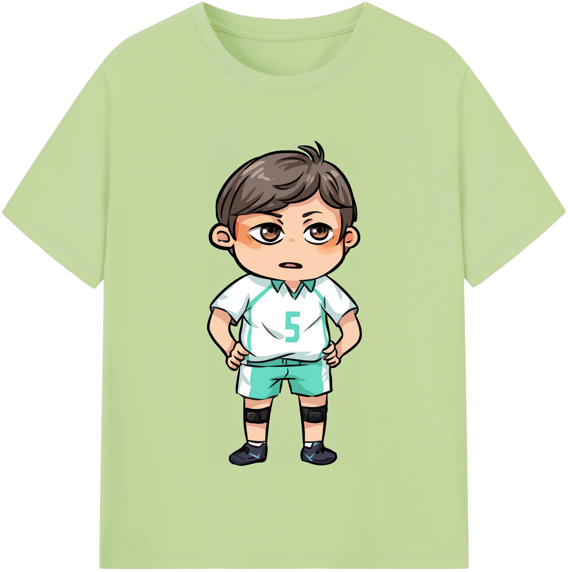 （画像用） ハイキュー!! Haikyu!! 綿100％半袖Tシャツ（フロントプリント）